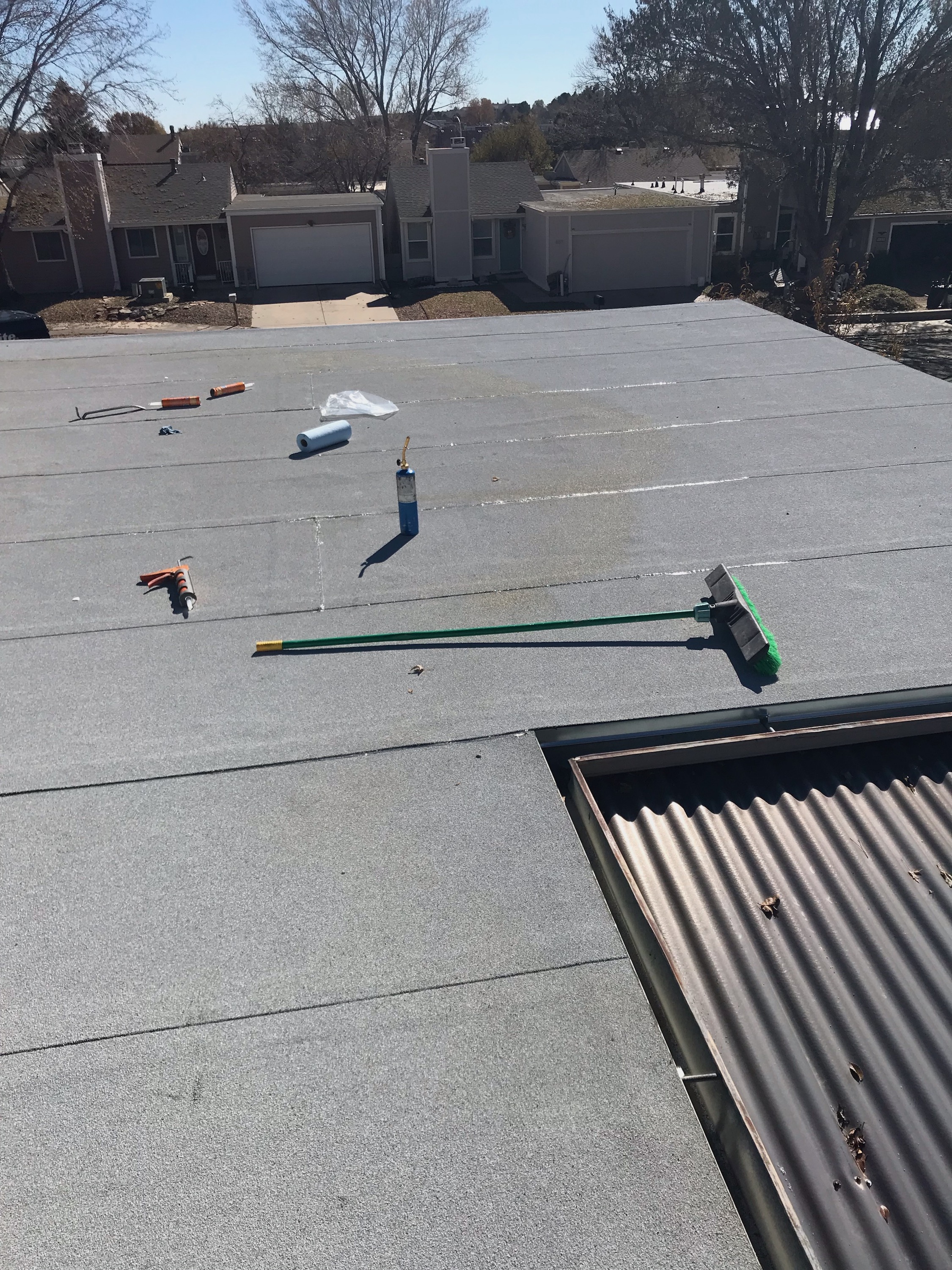 Flat roof Southern Colorado Springs