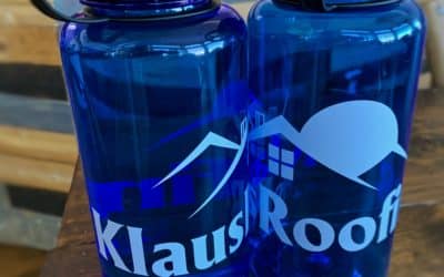 Klaus Roofing Reusable Water Bottles
